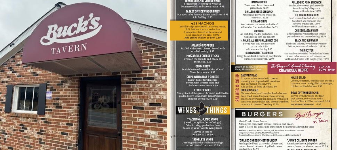 Buck's Tavern Rising Sun